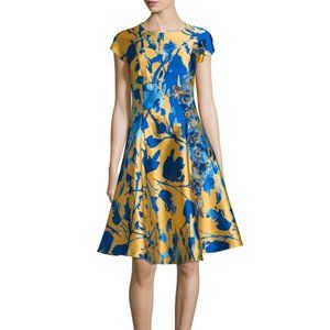 Sachin & Babi Noir Jacquard Dress